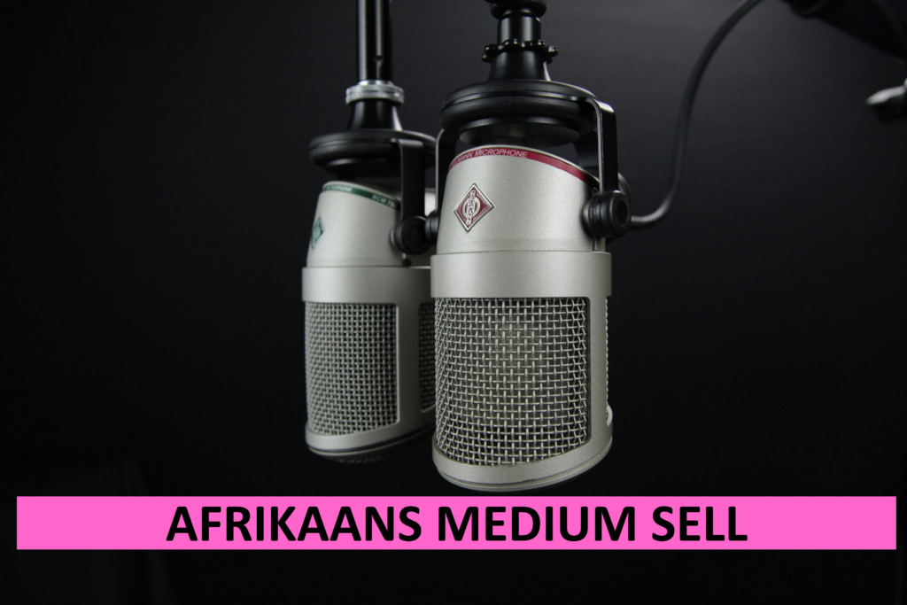 professional voice overs - Afrikaans